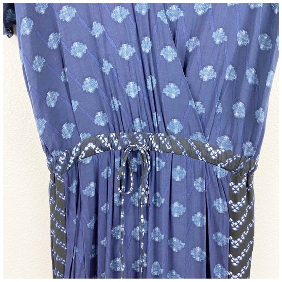 Velvet by Graham & Spencer Indian Challis Cady Jumpsuit in Multi Size Small - Picture 6 of 11